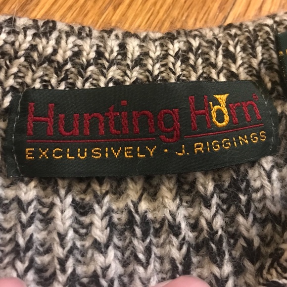 Vintage J. Riggings Huntington Horn Sweater - Picture 2 of 6